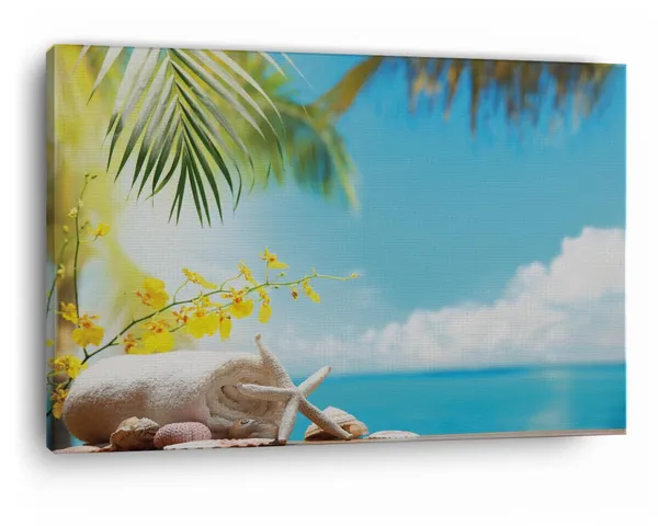 Multicolor_Spa_Beach,_Wooden_Framed_Canvas_Paintings_|_For_Home_Decor_|_Bedroom,_Living_Room,Wall_Decoration_|_Wall_Art_Painting,_Ct0719,_Size_16_X_24_In