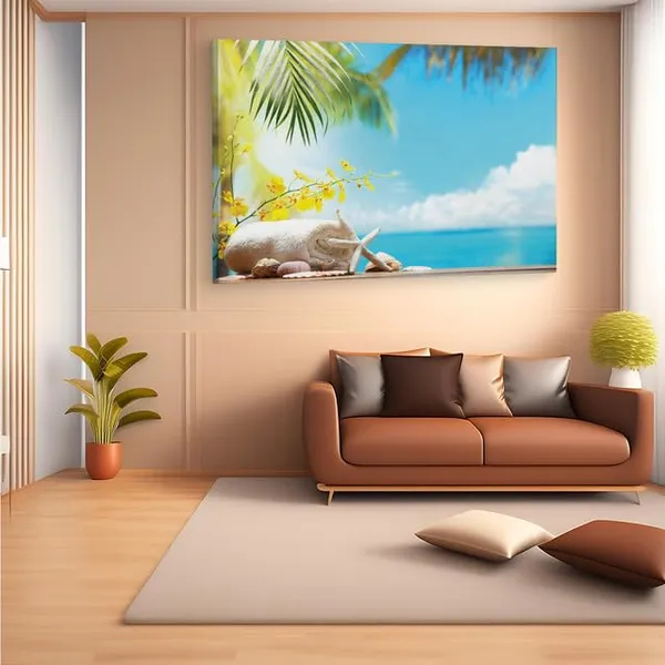 Multicolor_Spa_Beach,_Wooden_Framed_Canvas_Paintings_|_For_Home_Decor_|_Bedroom,_Living_Room,Wall_Decoration_|_Wall_Art_Painting,_Ct0719,_Size_16_X_24_In