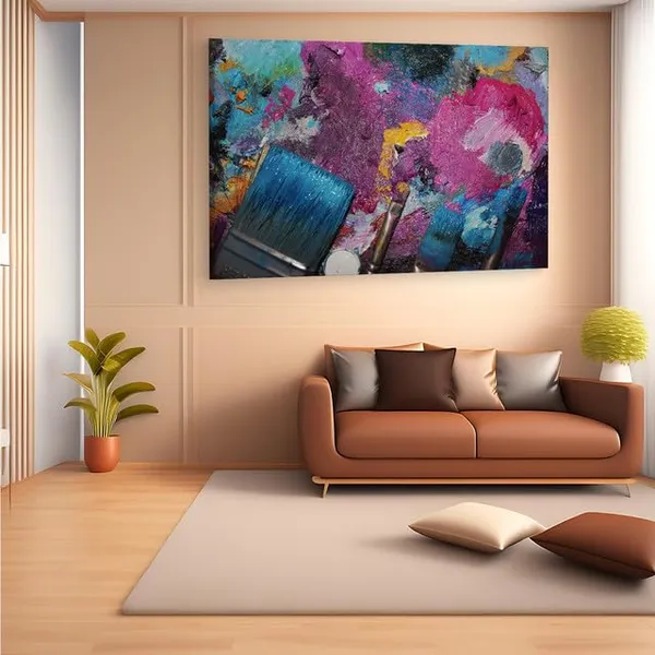 Multicolor_Abstract,_Wooden_Framed_Canvas_Paintings_|_For_Home_Decor_|_Bedroom,_Living_Room,Wall_Decoration_|_Wall_Art_Painting,_Ct0760,_Size_16_X_24_In