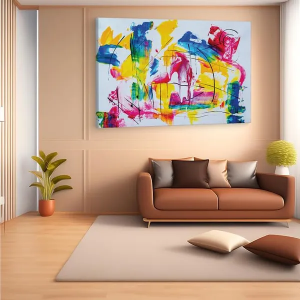 Multicolor_Abstract,_Wooden_Framed_Canvas_Paintings_|_For_Home_Decor_|_Bedroom,_Living_Room,Wall_Decoration_|_Wall_Art_Painting,_Ct0780,_Size_16_X_24_In