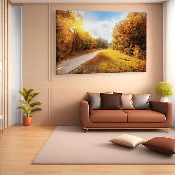 Multicolor_Beautiful_Autumn_Landscape_In_Warm_Colors,_Wooden_Framed_Canvas_Paintings_|_For_Home_Decor_|_Bedroom,_Living_Room,Wall_Decoration_|_Wall_Art_Painting,_Ct0796,_Size_16_X_24_In