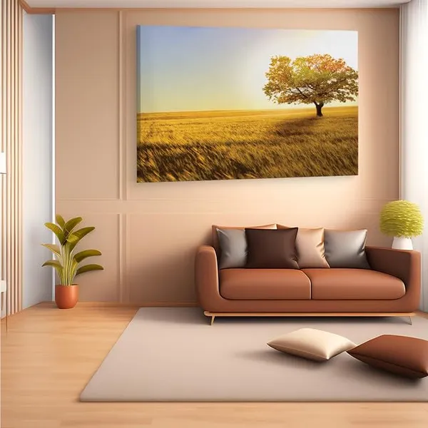 Multicolor_Yellow_Tree_Field,_Wooden_Framed_Canvas_Paintings_|_For_Home_Decor_|_Bedroom,_Living_Room,Wall_Decoration_|_Wall_Art_Painting,_Ct0797,_Size_16_X_24_In