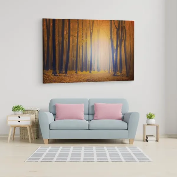 Multicolor_Beech_Trees_Ian_Thomson,_Wooden_Framed_Canvas_Paintings_|_For_Home_Decor_|_Bedroom,_Living_Room,Wall_Decoration_|_Wall_Art_Painting,_Ct0808,_Size_16_X_24_In