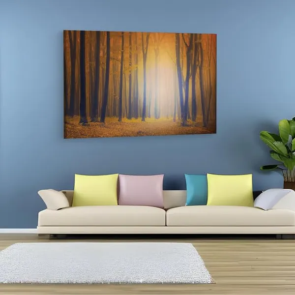 Multicolor_Beech_Trees_Ian_Thomson,_Wooden_Framed_Canvas_Paintings_|_For_Home_Decor_|_Bedroom,_Living_Room,Wall_Decoration_|_Wall_Art_Painting,_Ct0808,_Size_16_X_24_In