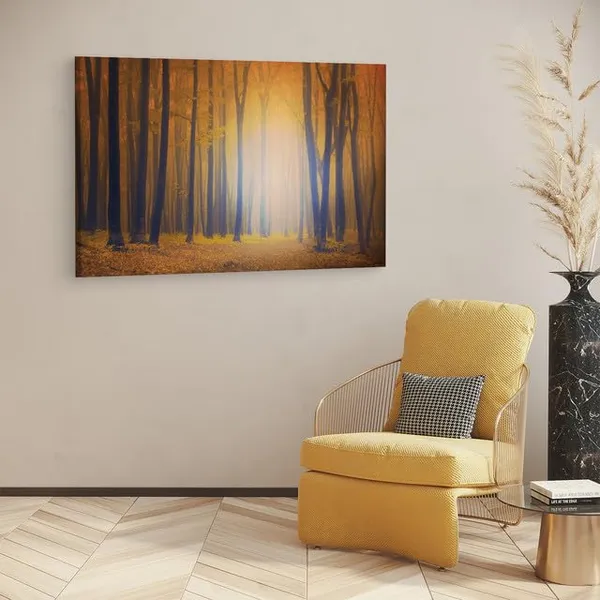 Multicolor_Beech_Trees_Ian_Thomson,_Wooden_Framed_Canvas_Paintings_|_For_Home_Decor_|_Bedroom,_Living_Room,Wall_Decoration_|_Wall_Art_Painting,_Ct0808,_Size_16_X_24_In