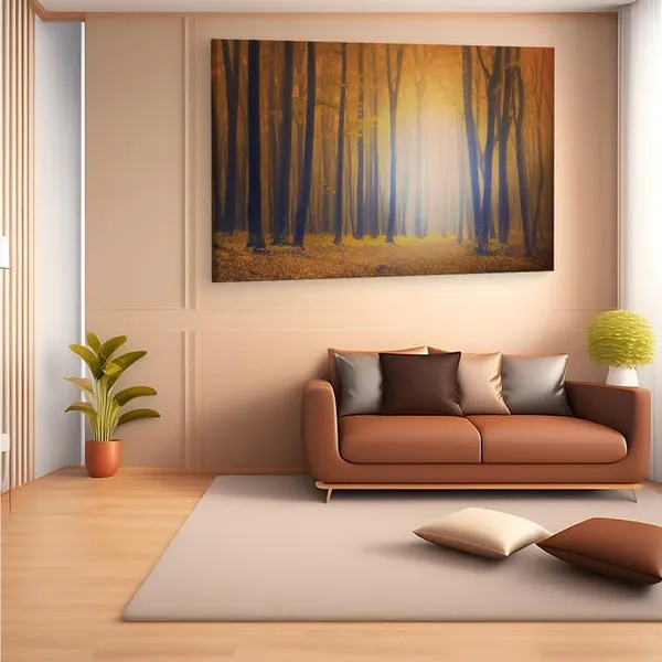 Multicolor_Beech_Trees_Ian_Thomson,_Wooden_Framed_Canvas_Paintings_|_For_Home_Decor_|_Bedroom,_Living_Room,Wall_Decoration_|_Wall_Art_Painting,_Ct0808,_Size_16_X_24_In