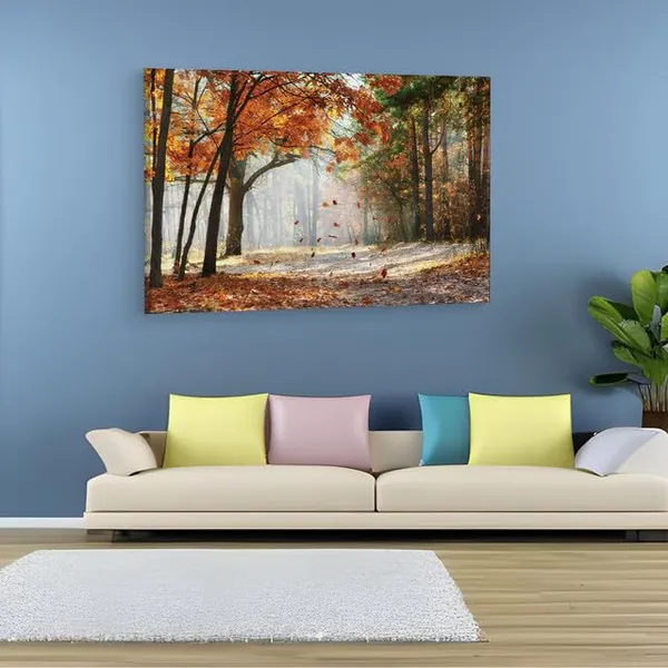 Multicolor_Falling_Autumn_Leaves,_Wooden_Framed_Canvas_Paintings_|_For_Home_Decor_|_Bedroom,_Living_Room,Wall_Decoration_|_Wall_Art_Painting,_Ct0812,_Size_16_X_24_In