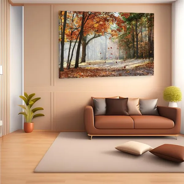 Multicolor_Falling_Autumn_Leaves,_Wooden_Framed_Canvas_Paintings_|_For_Home_Decor_|_Bedroom,_Living_Room,Wall_Decoration_|_Wall_Art_Painting,_Ct0812,_Size_16_X_24_In