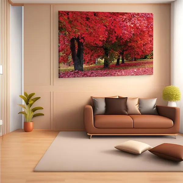 Multicolor_Maple_Tree,_Wooden_Framed_Canvas_Paintings_|_For_Home_Decor_|_Bedroom,_Living_Room,Wall_Decoration_|_Wall_Art_Painting,_Ct0816,_Size_16_X_24_In