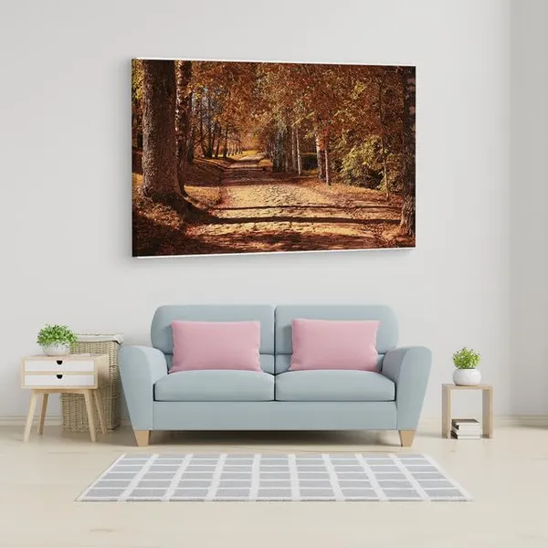 Multicolor_Octoberin_The_|_Forest,_Wooden_Framed_Canvas_Paintings_|_For_Home_Decor_|_Bedroom,_Living_Room,Wall_Decoration_|_Wall_Art_Painting,_Ct0817,_Size_16_X_24_In