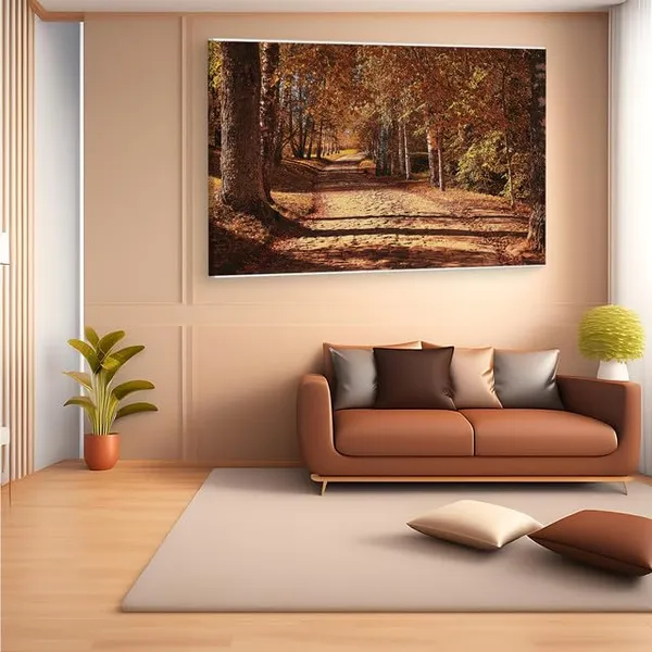 Multicolor_Octoberin_The_|_Forest,_Wooden_Framed_Canvas_Paintings_|_For_Home_Decor_|_Bedroom,_Living_Room,Wall_Decoration_|_Wall_Art_Painting,_Ct0817,_Size_16_X_24_In