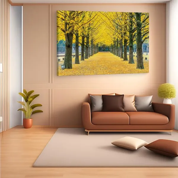 Multicolor_Nami_Island,_Wooden_Framed_Canvas_Paintings_|_For_Home_Decor_|_Bedroom,_Living_Room,Wall_Decoration_|_Wall_Art_Painting,_Ct0821,_Size_16_X_24_In