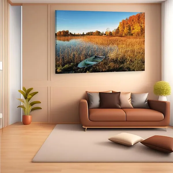 Multicolor_Abandoned_Rowboat,_Wooden_Framed_Canvas_Paintings_|_For_Home_Decor_|_Bedroom,_Living_Room,Wall_Decoration_|_Wall_Art_Painting,_Ct0831,_Size_16_X_24_In