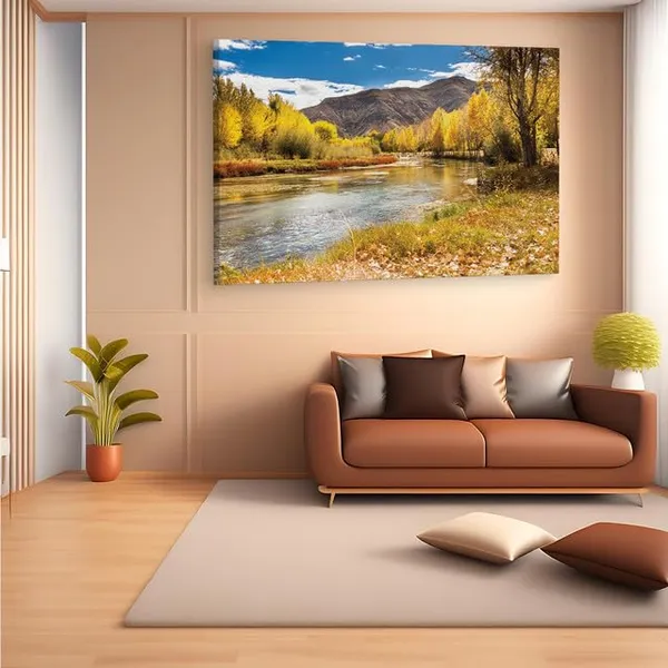 Multicolor_Autumn_View_With_Mountains,_Wooden_Framed_Canvas_Paintings_|_For_Home_Decor_|_Bedroom,_Living_Room,Wall_Decoration_|_Wall_Art_Painting,_Ct0834,_Size_16_X_24_In