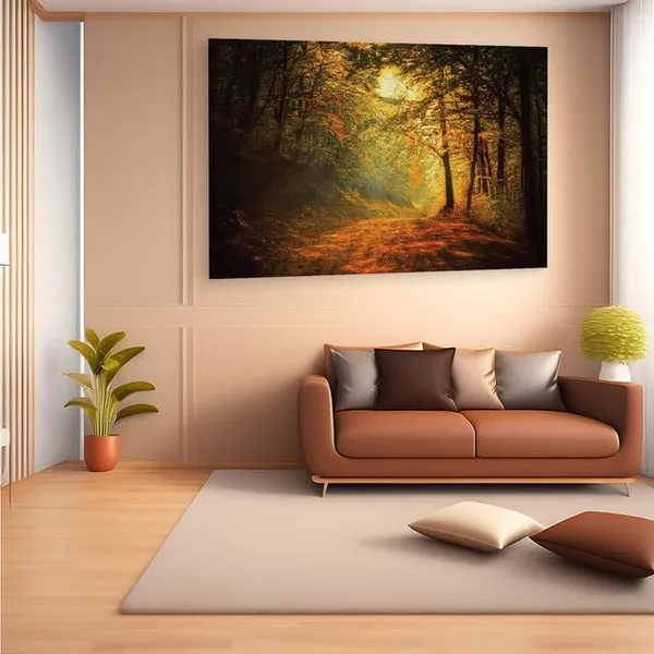 Multicolor_Riserva_Naturale_Orientata,_Wooden_Framed_Canvas_Paintings_|_For_Home_Decor_|_Bedroom,_Living_Room,Wall_Decoration_|_Wall_Art_Painting,_Ct0836,_Size_16_X_24_In