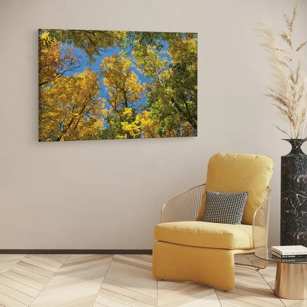 Multicolor_Autumn_Tree_Branches,_Wooden_Framed_Canvas_Paintings_|_For_Home_Decor_|_Bedroom,_Living_Room,Wall_Decoration_|_Wall_Art_Painting,_Ct0855,_Size_16_X_24_In