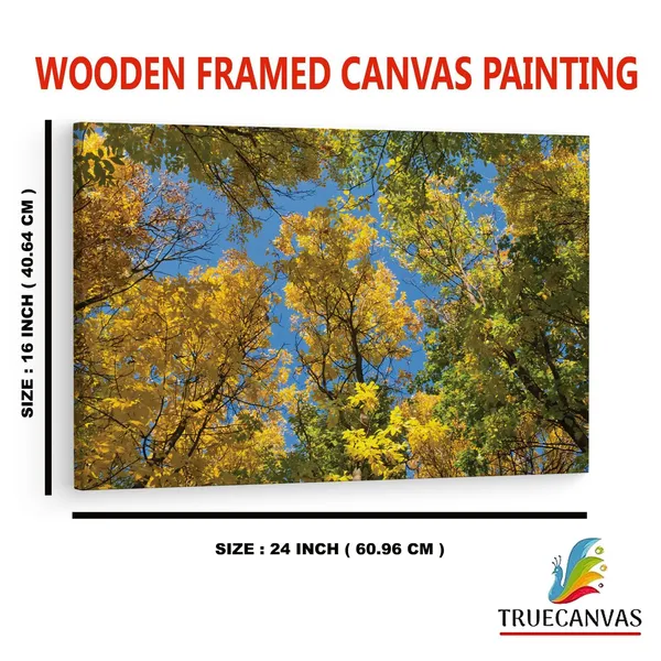 Multicolor_Autumn_Tree_Branches,_Wooden_Framed_Canvas_Paintings_|_For_Home_Decor_|_Bedroom,_Living_Room,Wall_Decoration_|_Wall_Art_Painting,_Ct0855,_Size_16_X_24_In