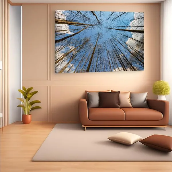 Multicolor_Tree_Branches_With_No_Leaves,_Wooden_Framed_Canvas_Paintings_|_For_Home_Decor_|_Bedroom,_Living_Room,Wall_Decoration_|_Wall_Art_Painting,_Ct0856,_Size_16_X_24_In