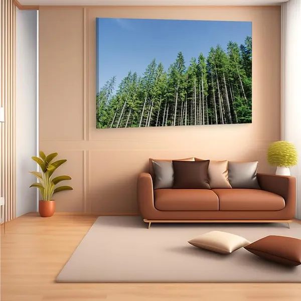 Multicolor_Pine_Tree,_Wooden_Framed_Canvas_Paintings_|_For_Home_Decor_|_Bedroom,_Living_Room,Wall_Decoration_|_Wall_Art_Painting,_Ct0859,_Size_16_X_24_In