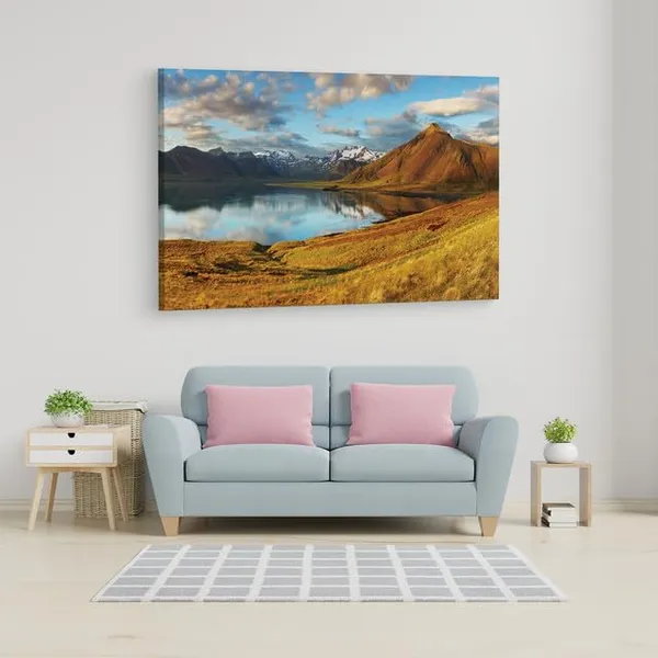 Multicolor_Wallario_Wand_Bild_Hartschaum,_Wooden_Framed_Canvas_Paintings_|_For_Home_Decor_|_Bedroom,_Living_Room,Wall_Decoration_|_Wall_Art_Painting,_Ct0865,_Size_16_X_24_In