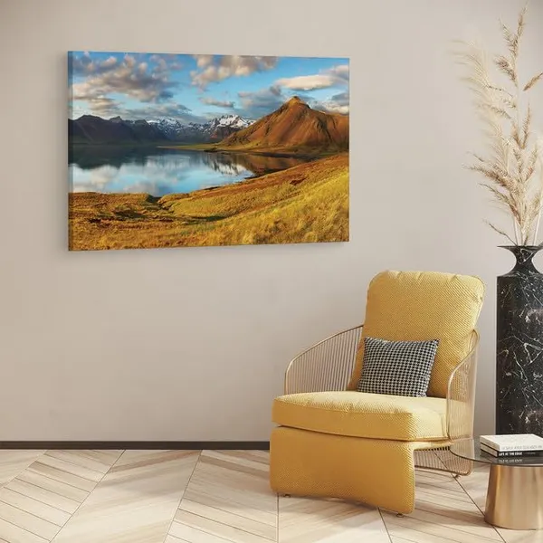 Multicolor_Wallario_Wand_Bild_Hartschaum,_Wooden_Framed_Canvas_Paintings_|_For_Home_Decor_|_Bedroom,_Living_Room,Wall_Decoration_|_Wall_Art_Painting,_Ct0865,_Size_16_X_24_In