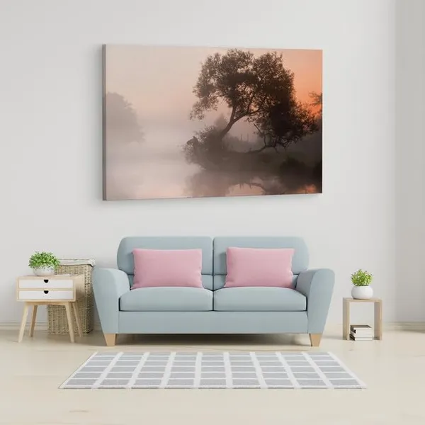 Multicolor_Foggy_Sunrise,_Wooden_Framed_Canvas_Paintings_|_For_Home_Decor_|_Bedroom,_Living_Room,Wall_Decoration_|_Wall_Art_Painting,_Ct0887,_Size_16_X_24_In
