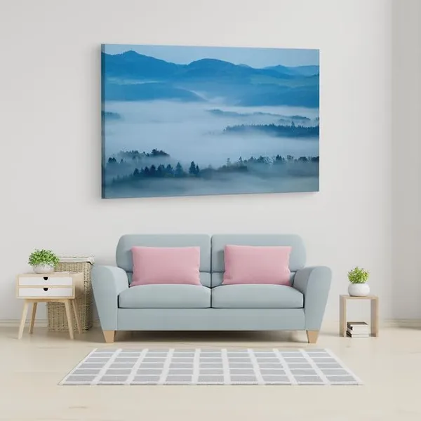 Multicolor_Hilly_Landscape_With_Fog,_Wooden_Framed_Canvas_Paintings_|_For_Home_Decor_|_Bedroom,_Living_Room,Wall_Decoration_|_Wall_Art_Painting,_Ct0890,_Size_16_X_24_In