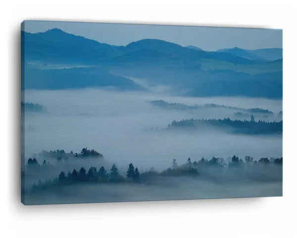 Multicolor_Hilly_Landscape_With_Fog,_Wooden_Framed_Canvas_Paintings_|_For_Home_Decor_|_Bedroom,_Living_Room,Wall_Decoration_|_Wall_Art_Painting,_Ct0890,_Size_16_X_24_In
