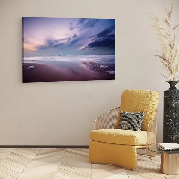 Multicolor_Purple_Beach,_Wooden_Framed_Canvas_Paintings_|_For_Home_Decor_|_Bedroom,_Living_Room,Wall_Decoration_|_Wall_Art_Painting,_Ct0891,_Size_16_X_24_In