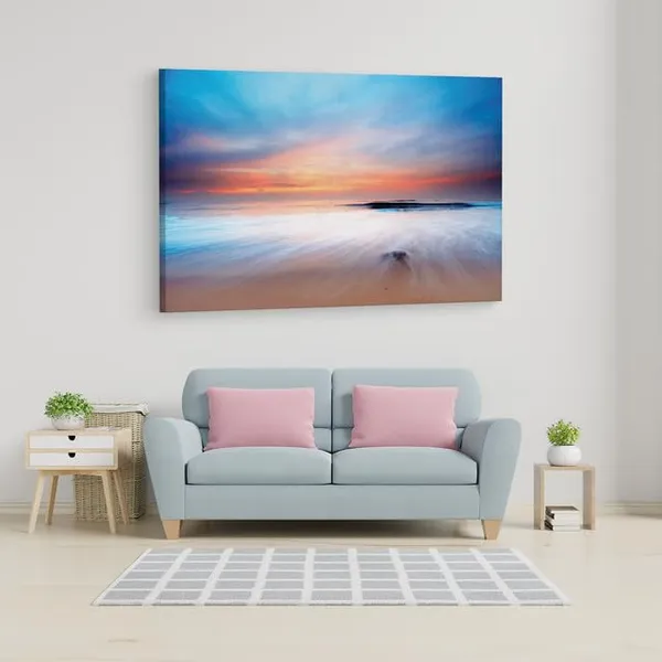 Multicolor_Mac_Beach_Sunrise,_Wooden_Framed_Canvas_Paintings_|_For_Home_Decor_|_Bedroom,_Living_Room,Wall_Decoration_|_Wall_Art_Painting,_Ct0892,_Size_16_X_24_In