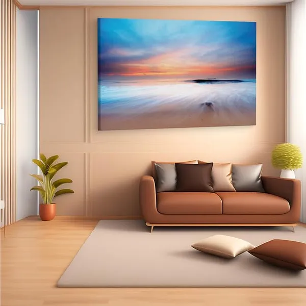 Multicolor_Mac_Beach_Sunrise,_Wooden_Framed_Canvas_Paintings_|_For_Home_Decor_|_Bedroom,_Living_Room,Wall_Decoration_|_Wall_Art_Painting,_Ct0892,_Size_16_X_24_In