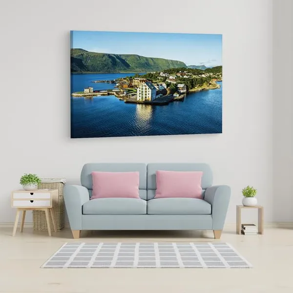 Multicolor_Alesund_Norway_Sea,_Wooden_Framed_Canvas_Paintings_|_For_Home_Decor_|_Bedroom,_Living_Room,Wall_Decoration_|_Wall_Art_Painting,_Ct0894,_Size_16_X_24_In
