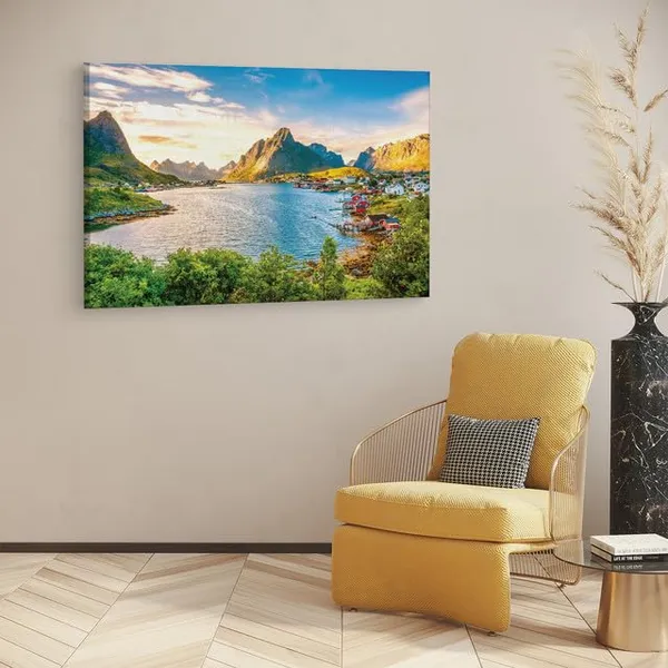 Multicolor_Lofoten,_Wooden_Framed_Canvas_Paintings_|_For_Home_Decor_|_Bedroom,_Living_Room,Wall_Decoration_|_Wall_Art_Painting,_Ct0896,_Size_16_X_24_In
