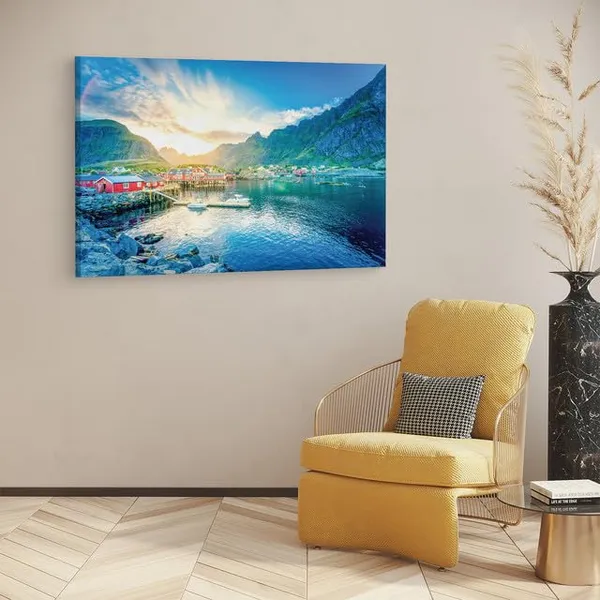 Multicolor_Lofoten,_Wooden_Framed_Canvas_Paintings_|_For_Home_Decor_|_Bedroom,_Living_Room,Wall_Decoration_|_Wall_Art_Painting,_Ct0897,_Size_16_X_24_In