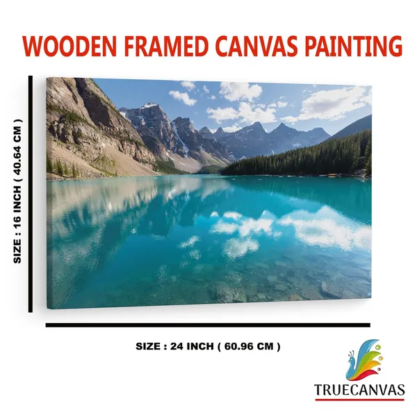Multicolor_Banff_National_Park,_Wooden_Framed_Canvas_Paintings_|_For_Home_Decor_|_Bedroom,_Living_Room,Wall_Decoration_|_Wall_Art_Painting,_Ct0904,_Size_16_X_24_In