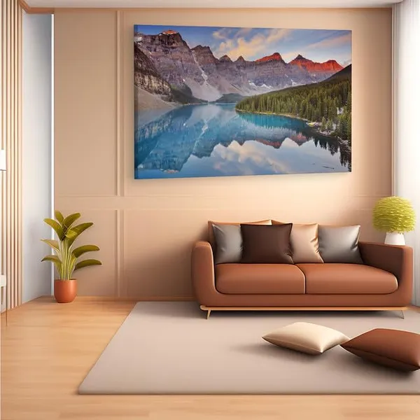 Multicolor_Banff_National_Park,_Wooden_Framed_Canvas_Paintings_|_For_Home_Decor_|_Bedroom,_Living_Room,Wall_Decoration_|_Wall_Art_Painting,_Ct0905,_Size_16_X_24_In