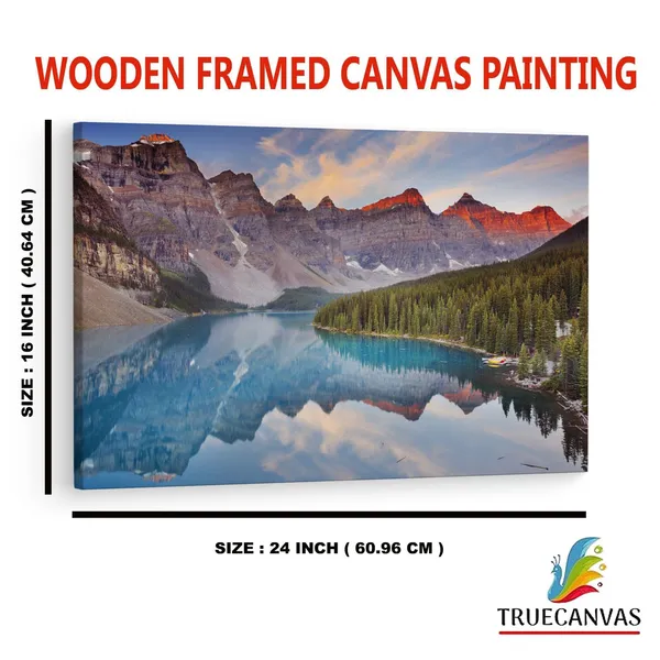 Multicolor_Banff_National_Park,_Wooden_Framed_Canvas_Paintings_|_For_Home_Decor_|_Bedroom,_Living_Room,Wall_Decoration_|_Wall_Art_Painting,_Ct0905,_Size_16_X_24_In