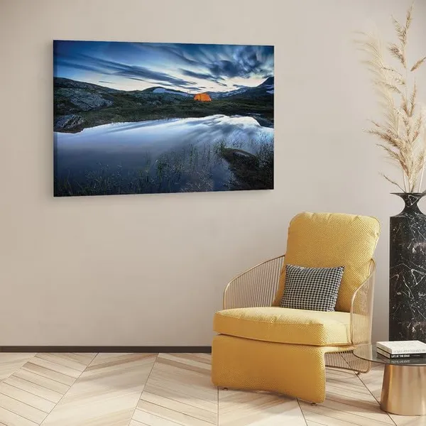 Multicolor_Hardangervidda_National_Park,_Wooden_Framed_Canvas_Paintings_|_For_Home_Decor_|_Bedroom,_Living_Room,Wall_Decoration_|_Wall_Art_Painting,_Ct0911,_Size_16_X_24_In