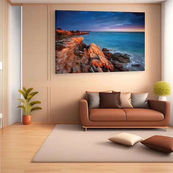 Multicolor_Midwest_Inkjet_Atelier,_Wooden_Framed_Canvas_Paintings_|_For_Home_Decor_|_Bedroom,_Living_Room,Wall_Decoration_|_Wall_Art_Painting,_Ct0917,_Size_16_X_24_In