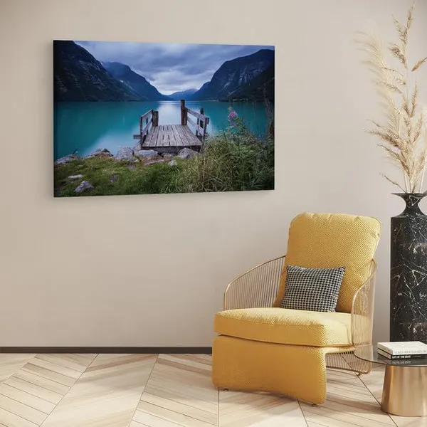 Multicolor_Norway_Sea_Lake,_Wooden_Framed_Canvas_Paintings_|_For_Home_Decor_|_Bedroom,_Living_Room,Wall_Decoration_|_Wall_Art_Painting,_Ct0919,_Size_16_X_24_In