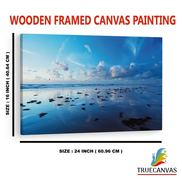 Multicolor_Glasslike,_Rocks,_Ocean,_Bonito,_Wooden_Framed_Canvas_Paintings_|_For_Home_Decor_|_Bedroom,_Living_Room,Wall_Decoration_|_Wall_Art_Painting,_Ct0921,_Size_16_X_24_In
