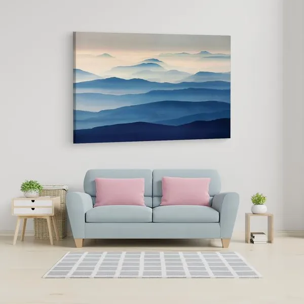 Multicolor_Jean_Michel_Lenoir_Morning_In_Provence,_Wooden_Framed_Canvas_Paintings_|_For_Home_Decor_|_Bedroom,_Living_Room,Wall_Decoration_|_Wall_Art_Painting,_Ct0923,_Size_16_X_24_In