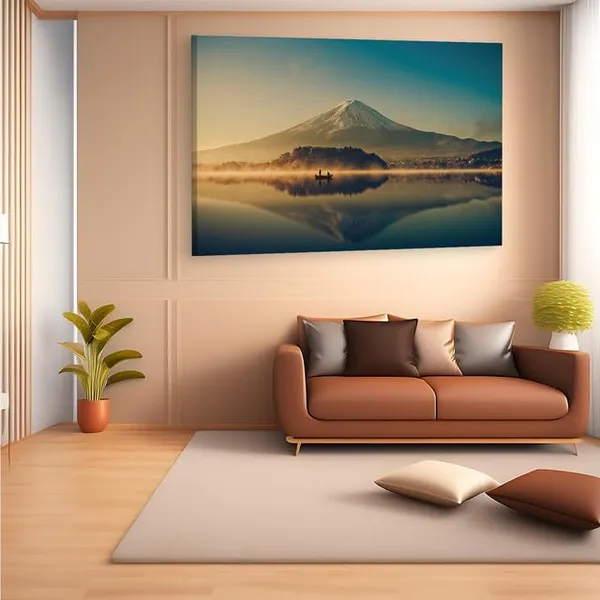 Multicolor_Mount_Fuji,_Wooden_Framed_Canvas_Paintings_|_For_Home_Decor_|_Bedroom,_Living_Room,Wall_Decoration_|_Wall_Art_Painting,_Ct0928,_Size_16_X_24_In