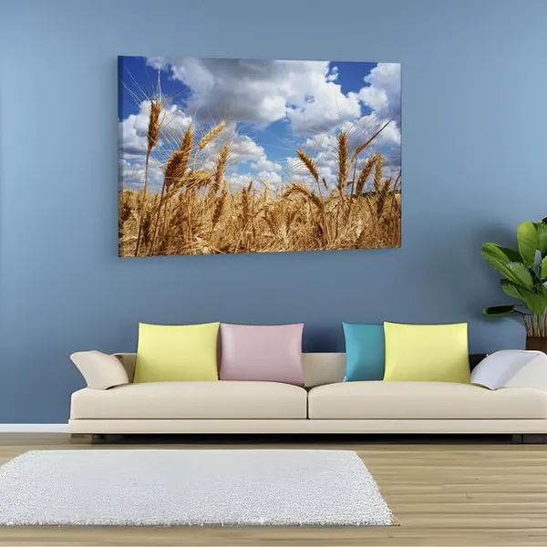 Multicolor_Wheat_Fields,_Wooden_Framed_Canvas_Paintings_|_For_Home_Decor_|_Bedroom,_Living_Room,Wall_Decoration_|_Wall_Art_Painting,_Ct0932,_Size_16_X_24_In