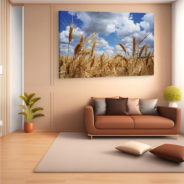 Multicolor_Wheat_Fields,_Wooden_Framed_Canvas_Paintings_|_For_Home_Decor_|_Bedroom,_Living_Room,Wall_Decoration_|_Wall_Art_Painting,_Ct0932,_Size_16_X_24_In