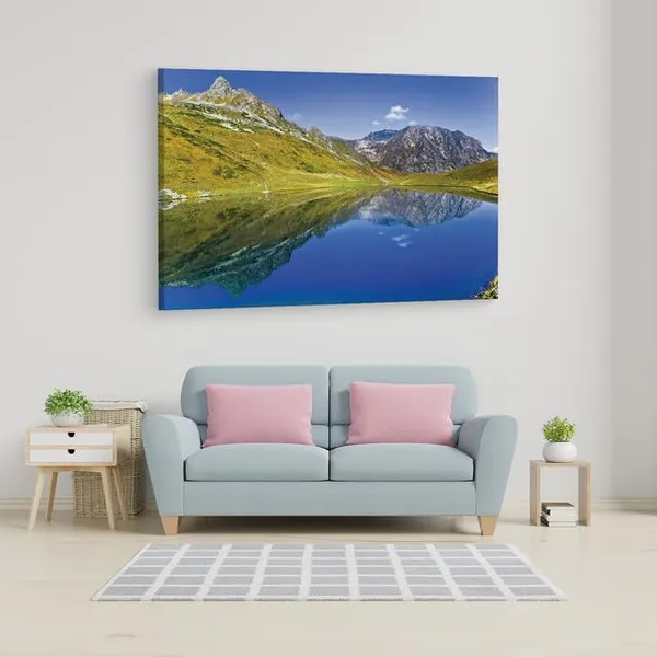 Multicolor_Caucasus_Mountains,_Wooden_Framed_Canvas_Paintings_|_For_Home_Decor_|_Bedroom,_Living_Room,Wall_Decoration_|_Wall_Art_Painting,_Ct0934,_Size_16_X_24_In