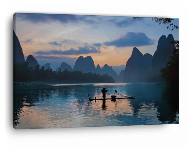 Multicolor_Lijiang,_Wooden_Framed_Canvas_Paintings_|_For_Home_Decor_|_Bedroom,_Living_Room,Wall_Decoration_|_Wall_Art_Painting,_Ct0937,_Size_16_X_24_In
