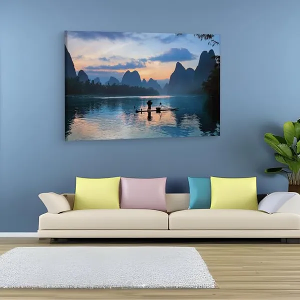 Multicolor_Lijiang,_Wooden_Framed_Canvas_Paintings_|_For_Home_Decor_|_Bedroom,_Living_Room,Wall_Decoration_|_Wall_Art_Painting,_Ct0937,_Size_16_X_24_In