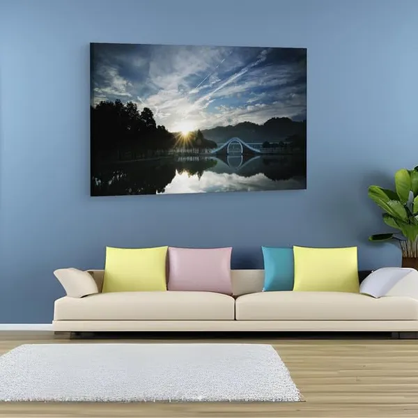 Multicolor_Dahu_Park,_Wooden_Framed_Canvas_Paintings_|_For_Home_Decor_|_Bedroom,_Living_Room,Wall_Decoration_|_Wall_Art_Painting,_Ct0945,_Size_16_X_24_In