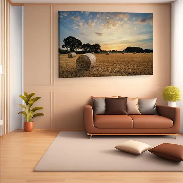 Multicolor_Hay_Bales,_Wooden_Framed_Canvas_Paintings_|_For_Home_Decor_|_Bedroom,_Living_Room,Wall_Decoration_|_Wall_Art_Painting,_Ct0947,_Size_16_X_24_In